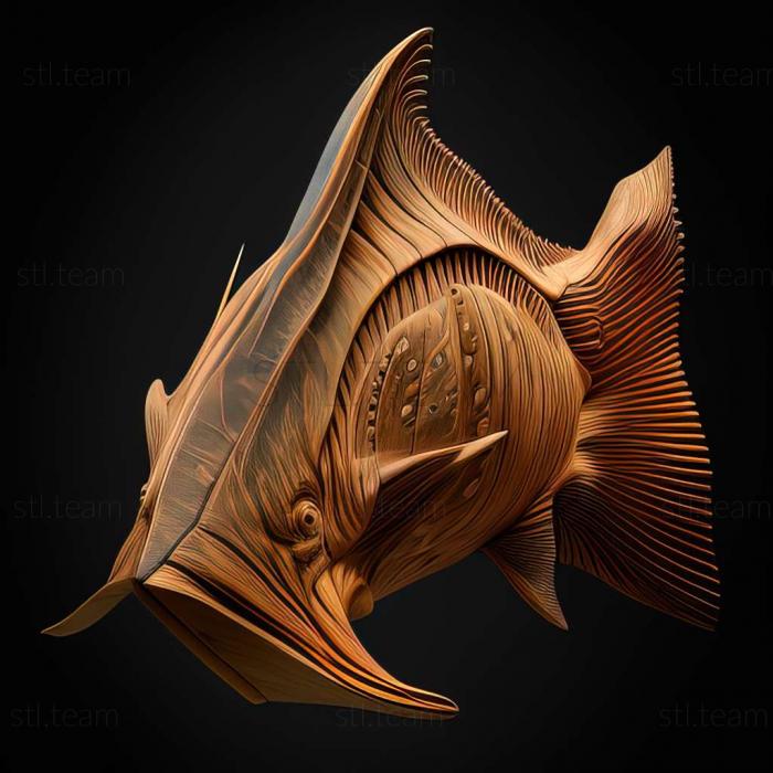 3D model Plectorhinchus lineatus (STL)